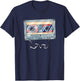 America USA American Laos Lao Laotian Mixed DNA Flag T-Shirt - T-Shirt | Navy
