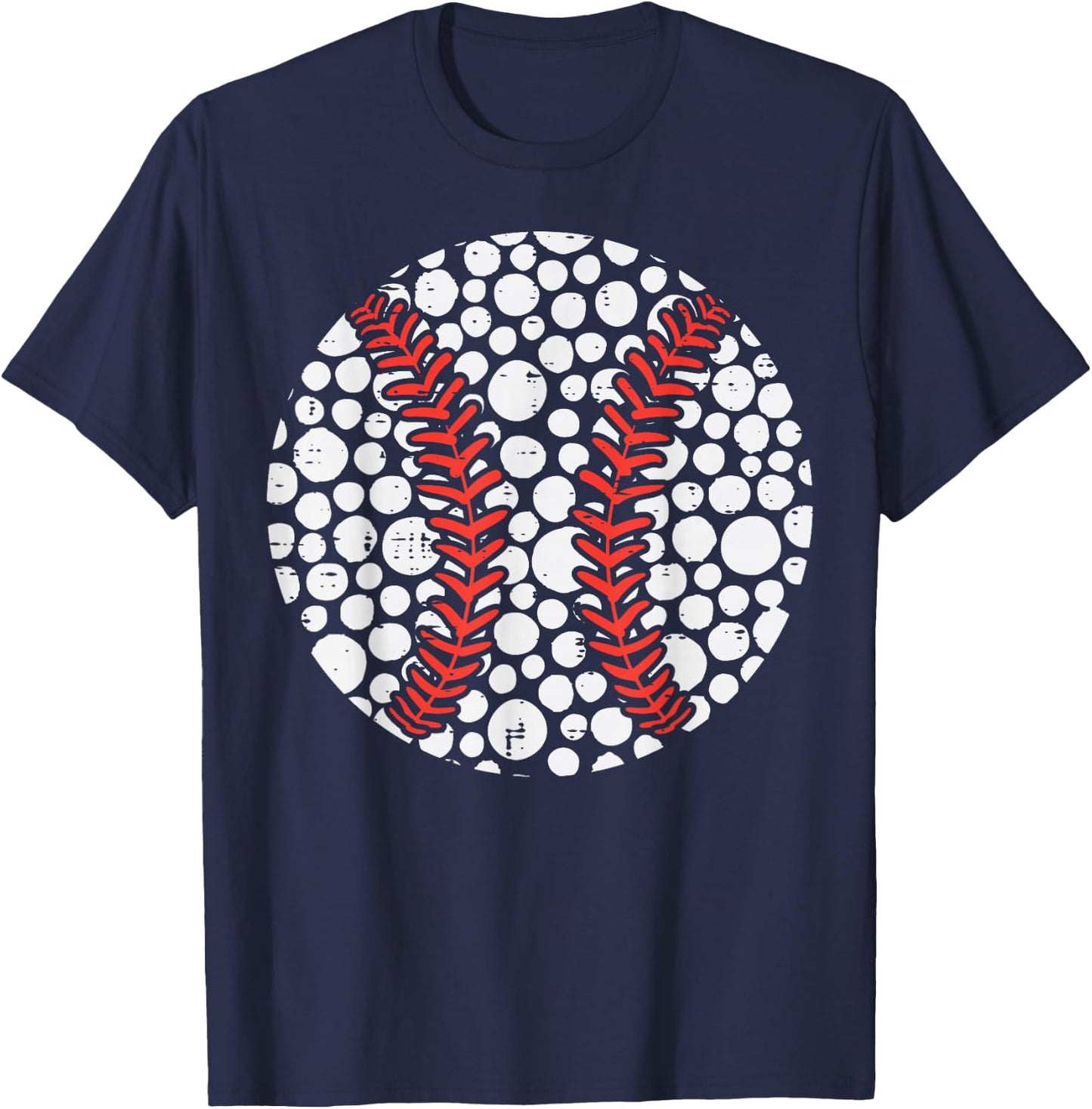 International Dot Day Baseball Dots Men Boys Kids Youth Teen T-Shirt - T-Shirt | Navy