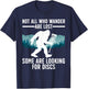 Funny Disc Golf Women Bigfoot Basket Golf Players T-Shirt - T-Shirt | Navy