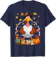 Turkey Golf Balls Sticks Tail Fall Vibes Happy Thanksgiving T-Shirt - T-Shirt | Navy
