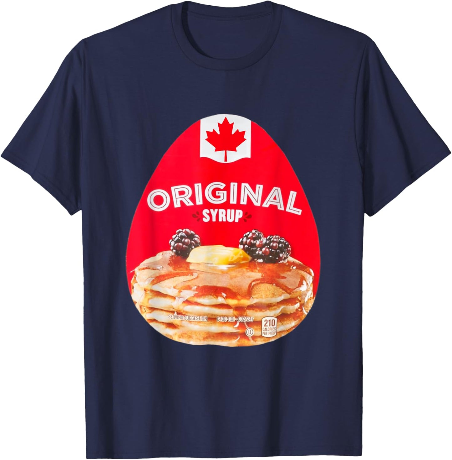 Maple Syrup Halloween 2022 Costume Matching Couple T-Shirt - T-Shirt | Navy