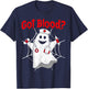 Halloween Ghost Funny Phlebotomist Phlebotomy Men Women T-Shirt - T-Shirt | Navy