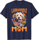 Labradoodle Dog Breed Pet Labradoodle Mom Men Women Girls Kids T-Shirt - T-Shirt | Navy