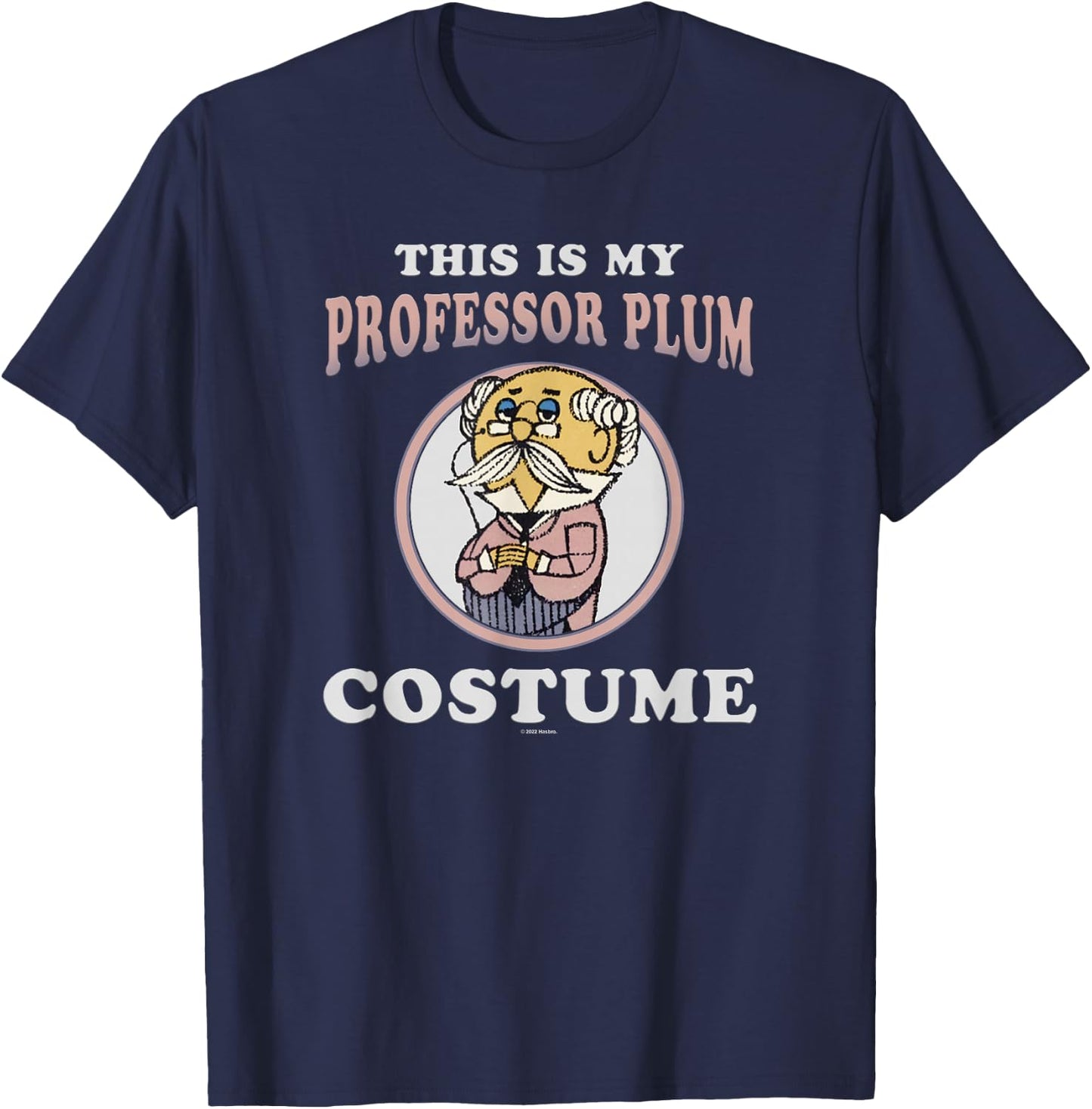 Clue This Is My Professor Plum Costume T-Shirt - T-Shirt | Navy