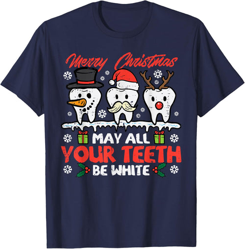 Christmas All Teeth White Xmas Dentist Dental Squad Women