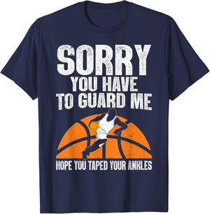 Funny Basketball Women Sports Game Basketball Player T-Shirt - T-Shirt | Navy