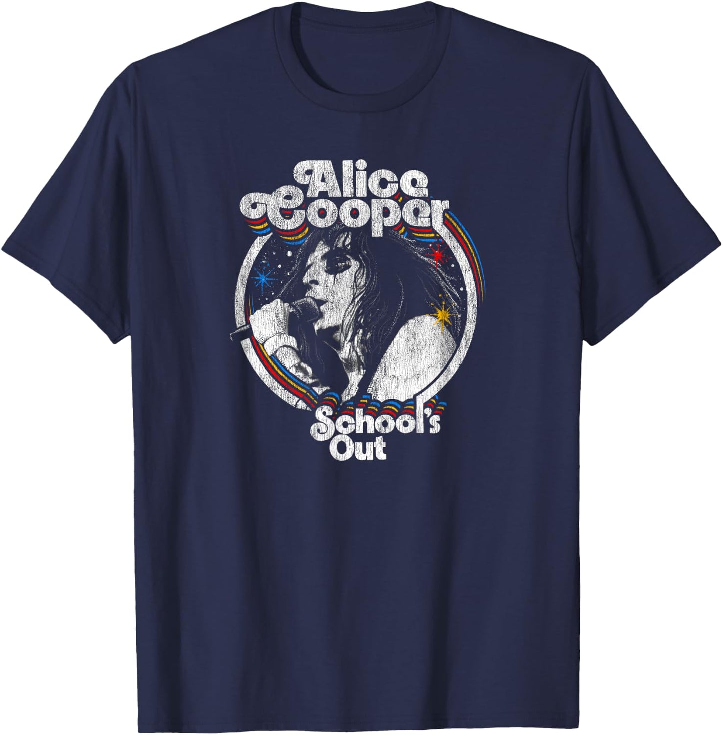 Alice Cooper - Vintage School's Out T-Shirt - T-Shirt | Navy