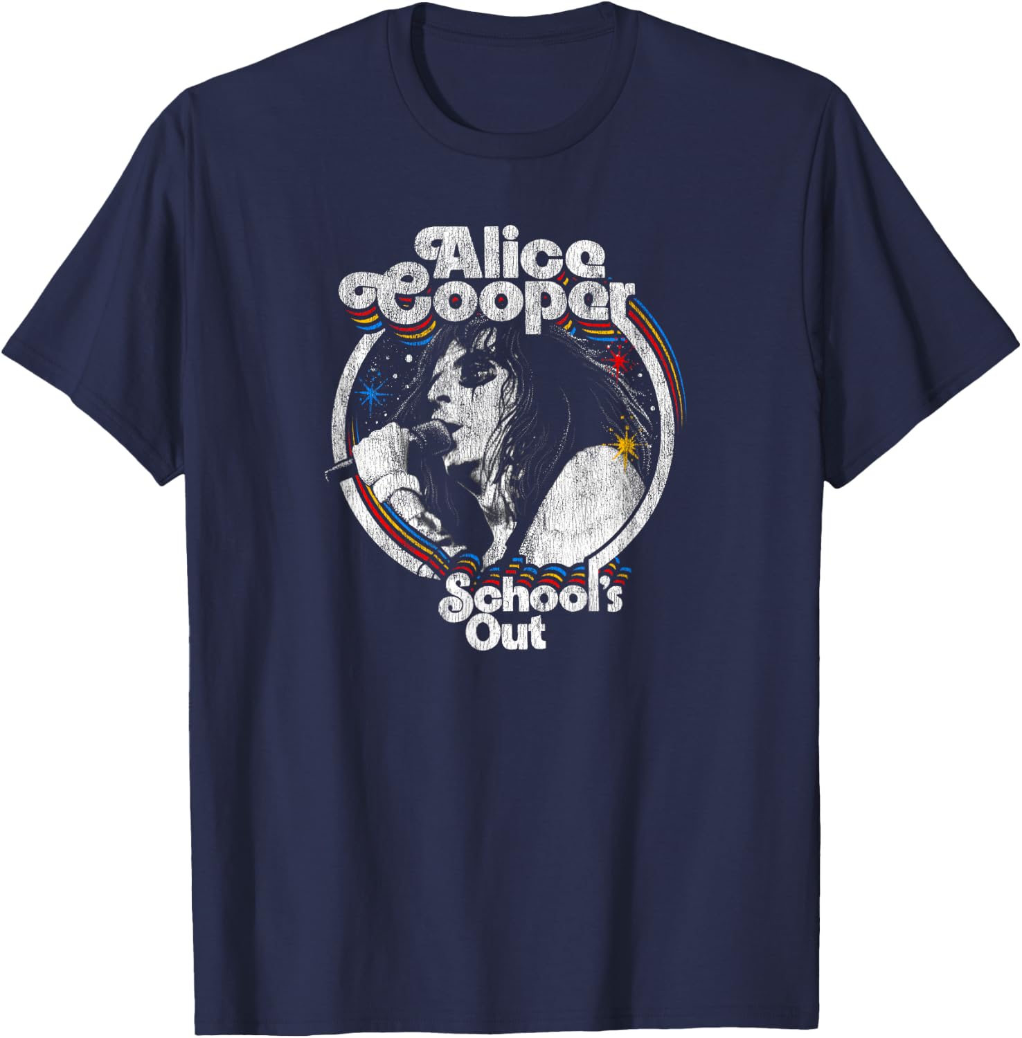 Alice Cooper - Vintage School's Out T-Shirt - T-Shirt | Navy