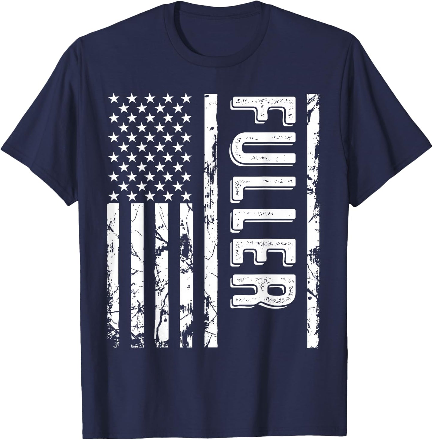 Fuller Last Name Funny Surname Team Fuller Family Reunion T-Shirt - T-Shirt | Navy