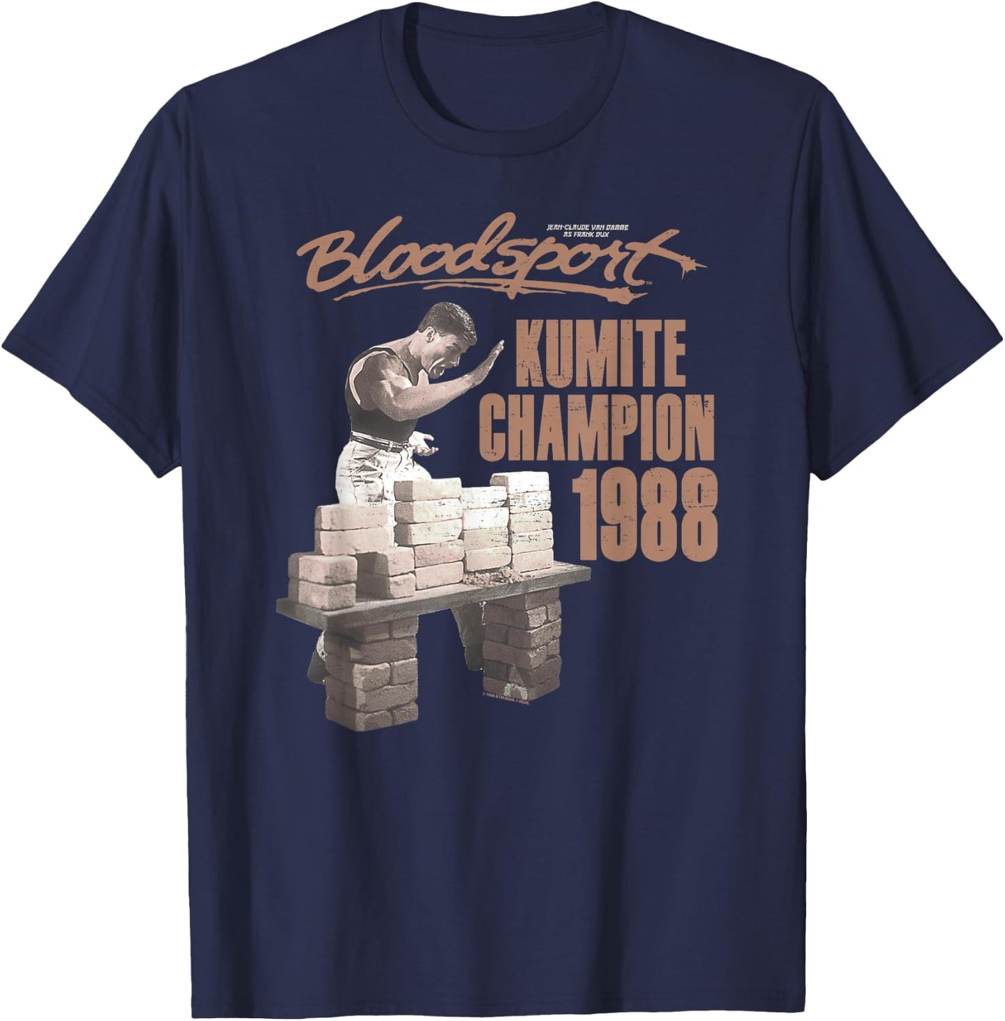 Bloodsport Dux Smash T-Shirt - T-Shirt | Navy