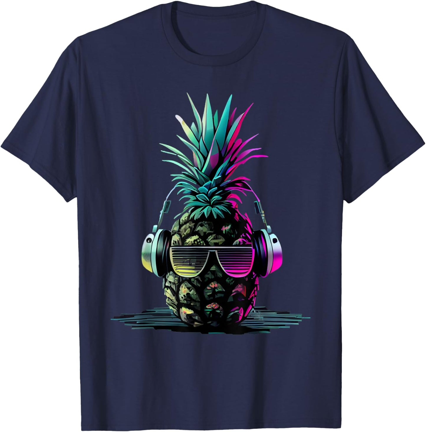 EDM Music Rave Festival Techno T-Shirt - T-Shirt | Navy