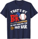 That's My Bro I'm Just Here for Snack Bar Brother's Baseball T-Shirt - T-Shirt | Navy