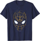 Marvel Spider-Man: No Way Home Black and Gold Mask Small T-Shirt - T-Shirt | Navy
