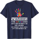 Autism Awareness Warning This Autism Mom T-Shirt - T-Shirt | Navy