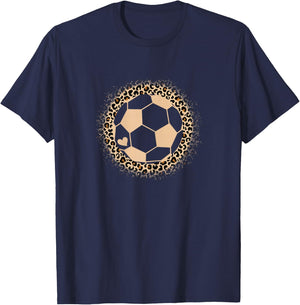 Cute Soccer Player Women Girls T-Shirt - T-Shirt | Navy