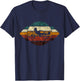 Recumbent Trike Retro Cycling Recumbent Bike Cyclist Triker T-Shirt - T-Shirt | Navy