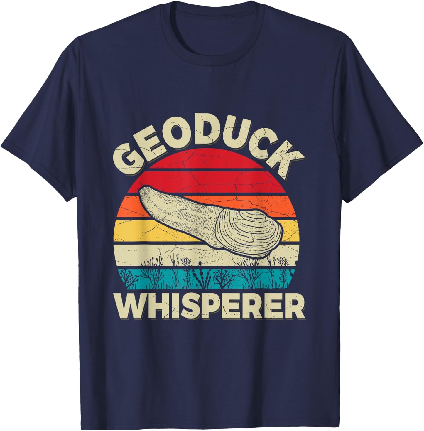 Geoduck Whisperer Design for a Geoduck Expert T-Shirt - T-Shirt | Navy