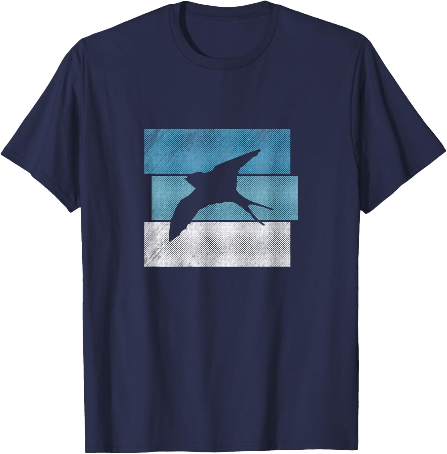 Retro Bird Vintage Design Bird Watching Funny Birds T-Shirt - T-Shirt | Navy