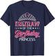 Memaw Of The Birthday Princess Girls Party Matching T-Shirt - T-Shirt | Navy