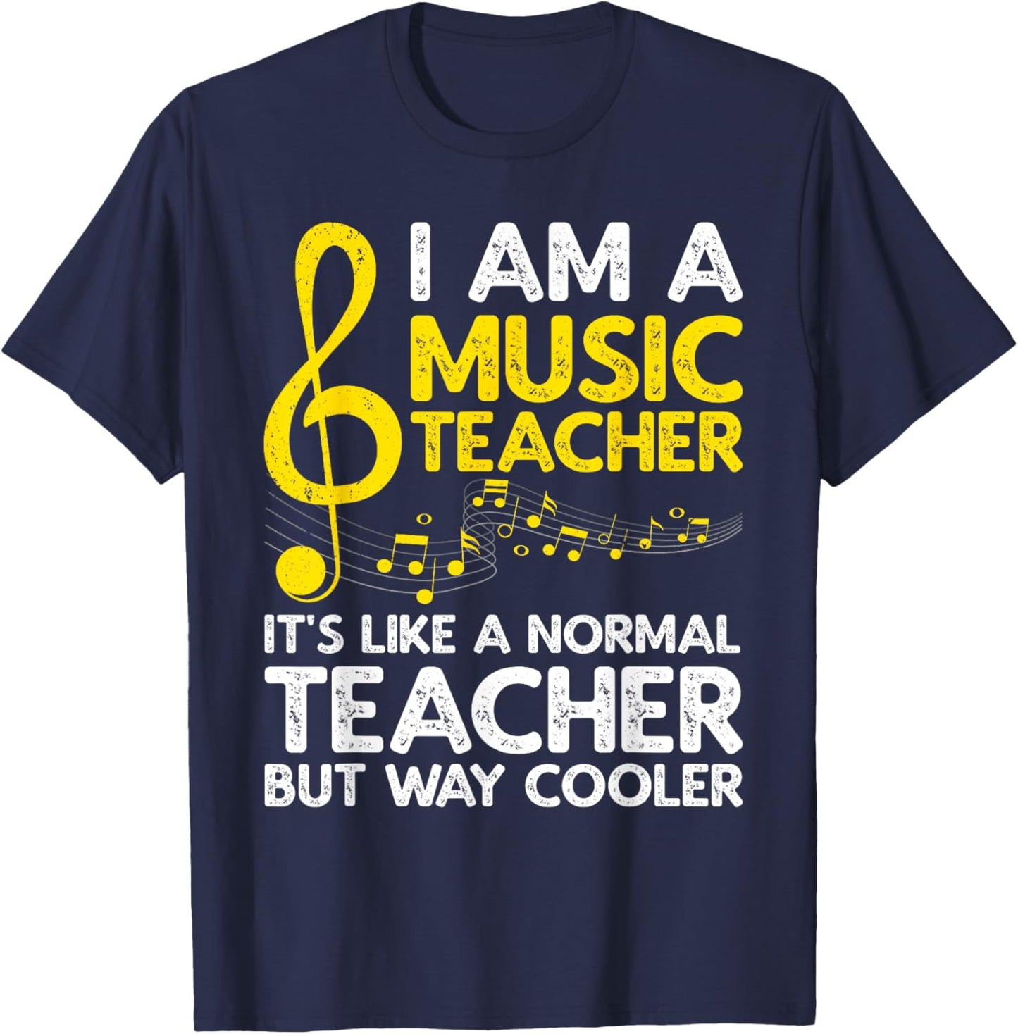 Cool Music Teacher Art Women School Orchestra Coach T-Shirt - T-Shirt | Navy