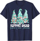 Support Squad Ovarian Cancer Awareness Month T-Shirt - T-Shirt | Navy
