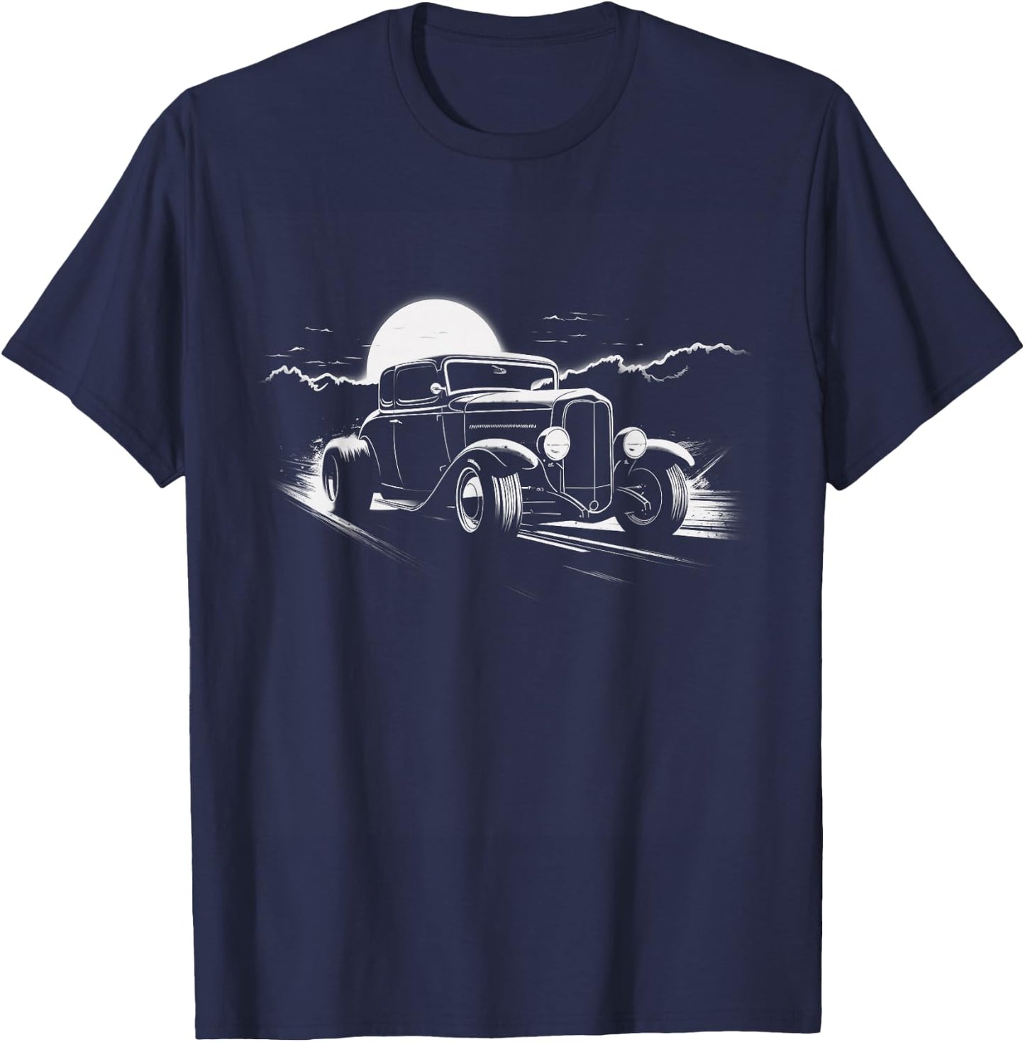 1930's American Classic Hot Rod T-Shirt - T-Shirt | Navy