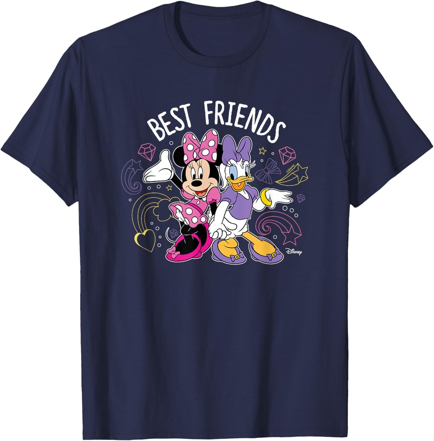 Minnie & Daisy - Bestfriends Minnie & Daisy T-Shirt - T-Shirt | Navy