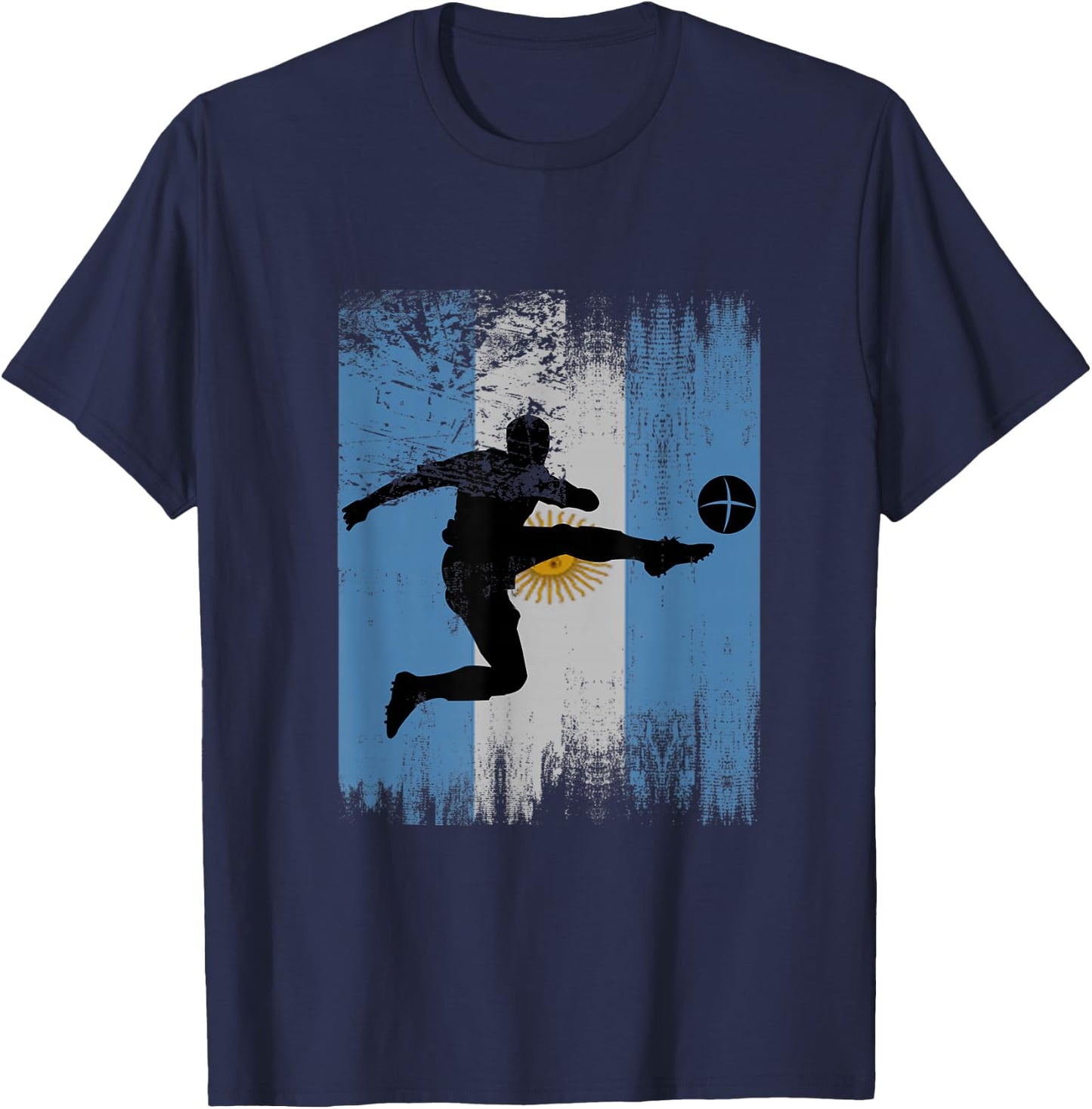 Argentina Soccer Argentina Football Argentina Futbol T-Shirt - T-Shirt | Navy
