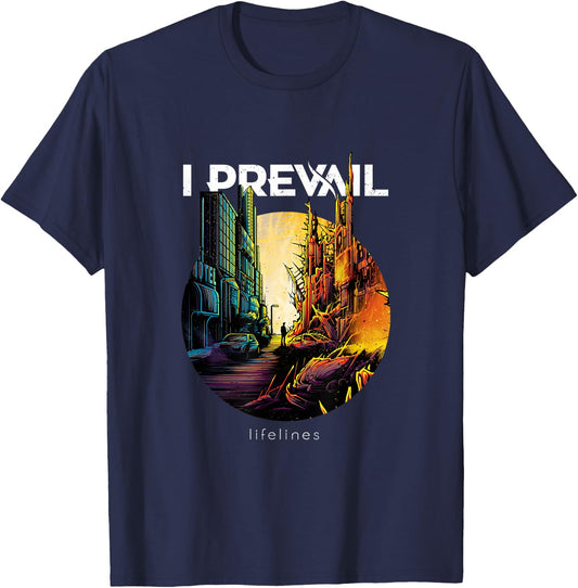 I Prevail - Lifelines Cover T-Shirt - T-Shirt | Navy