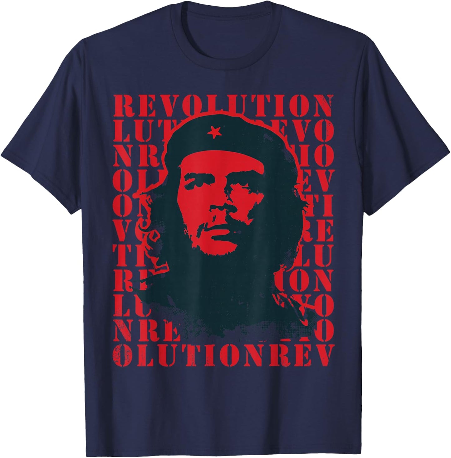 Che Guevara Revolution Cuban Hispanic Heritage Month T-Shirt - T-Shirt | Navy