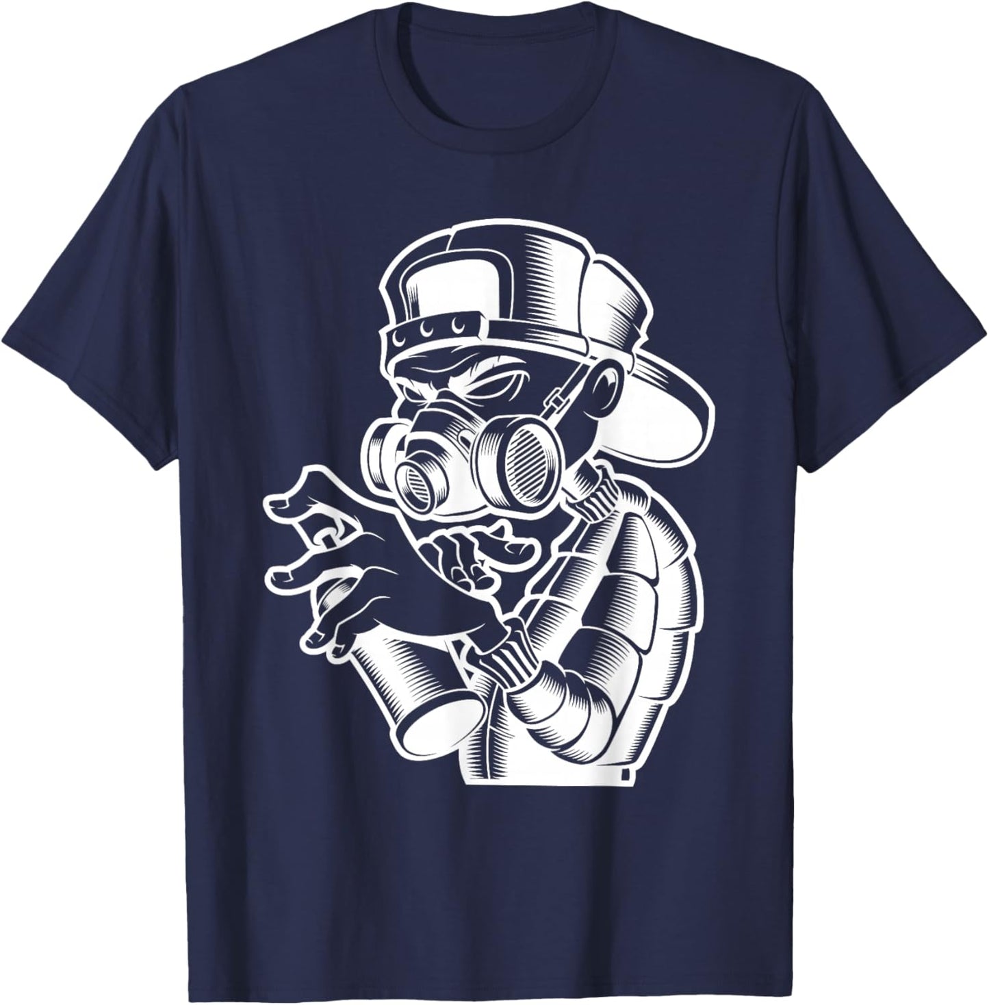 Sprayer I Street Art Artist Spray Can Street Artist T-Shirt - T-Shirt | Navy