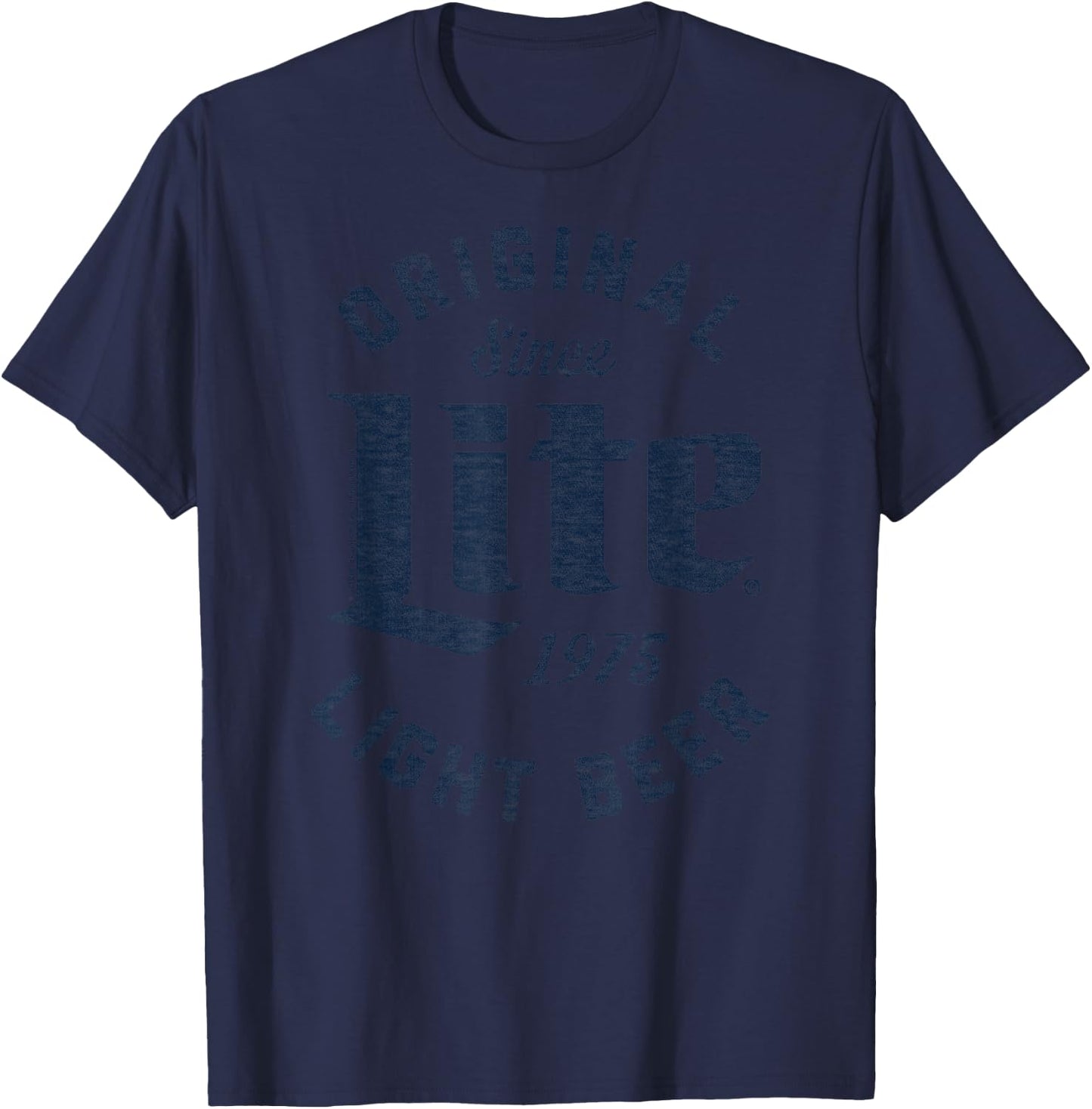 Miller Lite - Original Lite Since 1975 T-Shirt - T-Shirt | Navy