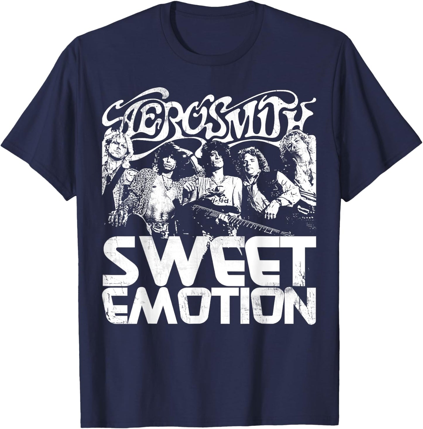 Aerosmith - Sweet Emotion T-Shirt - T-Shirt | Navy