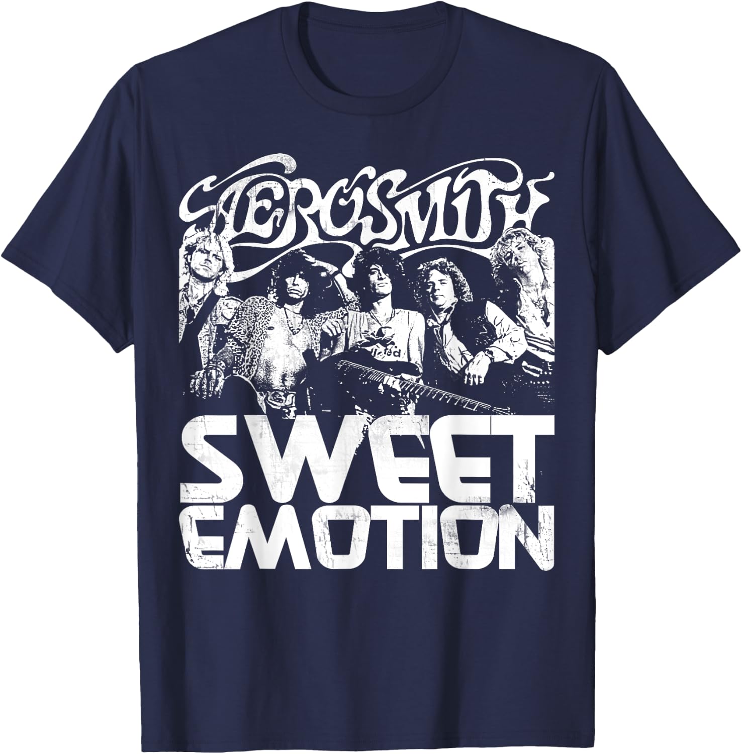 Aerosmith - Sweet Emotion T-Shirt - T-Shirt | Navy