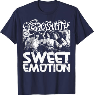 Aerosmith - Sweet Emotion T-Shirt - T-Shirt | Navy