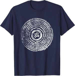 Om mani padme hum T-Shirt - T-Shirt | Navy