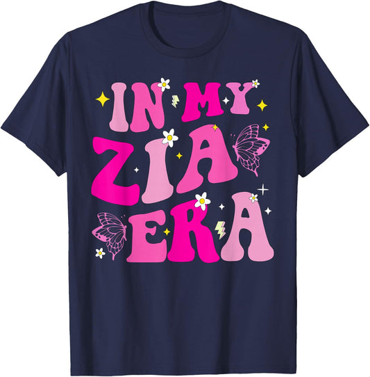 In My Zia Era Italian Aunt T-Shirt - T-Shirt | Navy