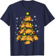 Taco Christmas Tree Xmas Mexican Food Men Women Kids T-Shirt - T-Shirt | Navy