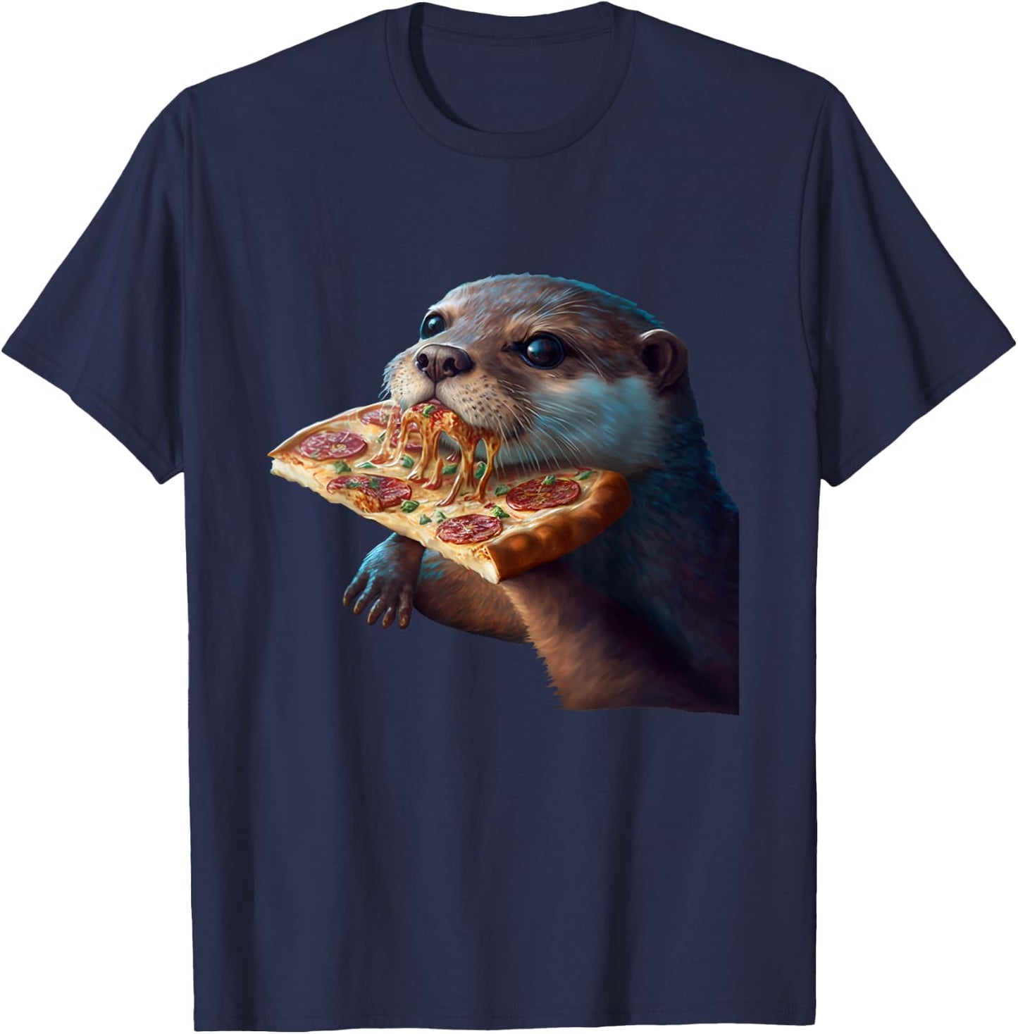 Sea Otter Lover Funny Design T-Shirt - T-Shirt | Navy