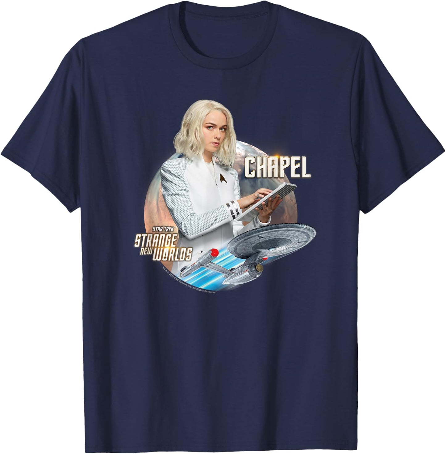 Star Trek Strange New Worlds Nurse Chapel T-Shirt - T-Shirt | Navy