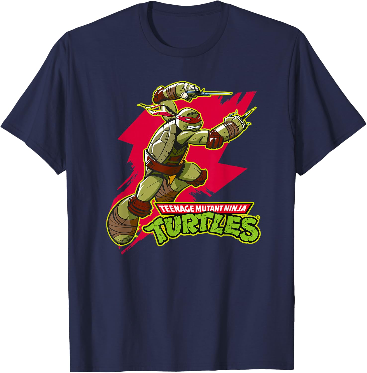 Raphael - Red Splash T-Shirt - T-Shirt | Navy