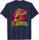Raphael - Red Splash T-Shirt - T-Shirt | Navy