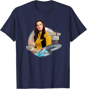 Star Trek Strange New Worlds Number One Una T-Shirt - T-Shirt | Navy