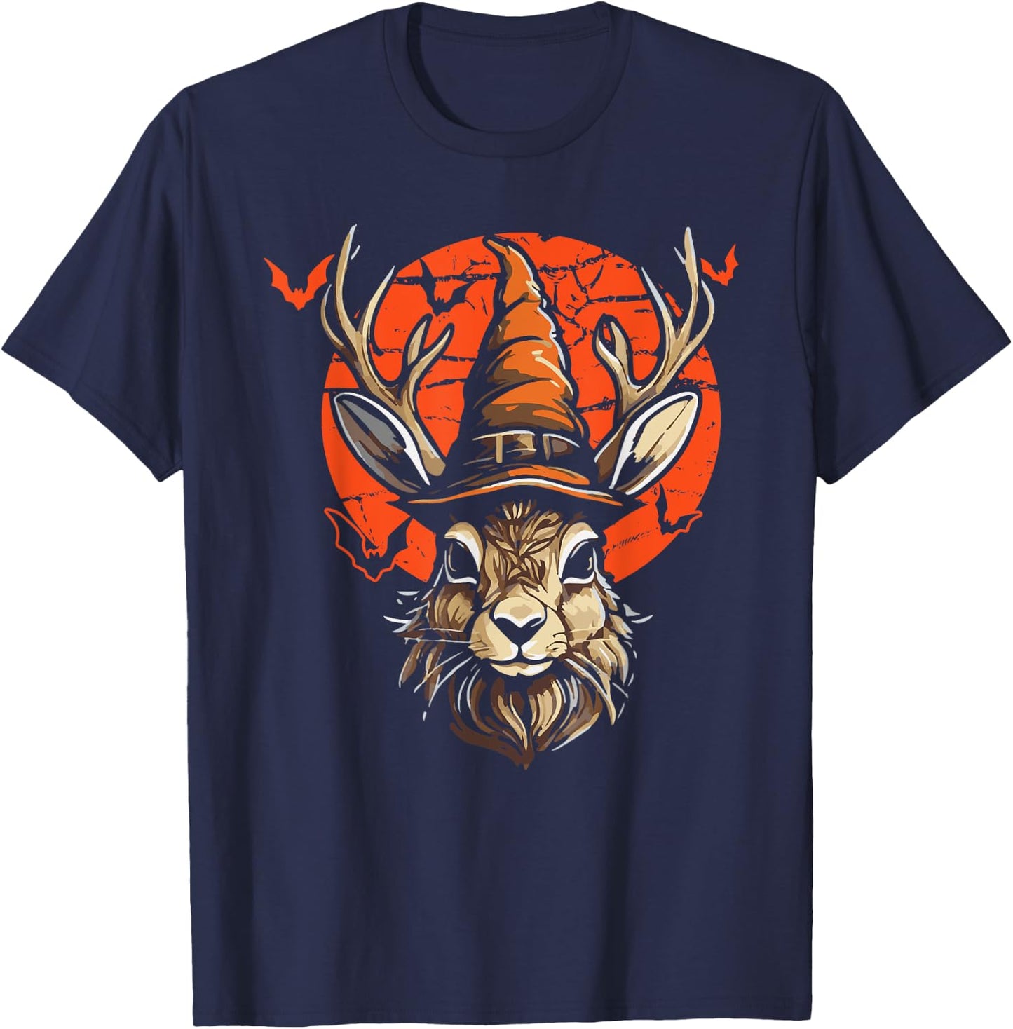 Jackalope Halloween Costume Jackalope T-Shirt - T-Shirt | Navy