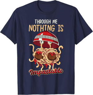 Flying Spaghetti Monster Pastafarian Pastafari FSM T-Shirt - T-Shirt | Navy