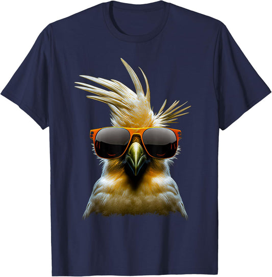 Love Cockatiel Women Parrot for pet Bird Lovers Cockatiel T-Shirt - T-Shirt | Navy