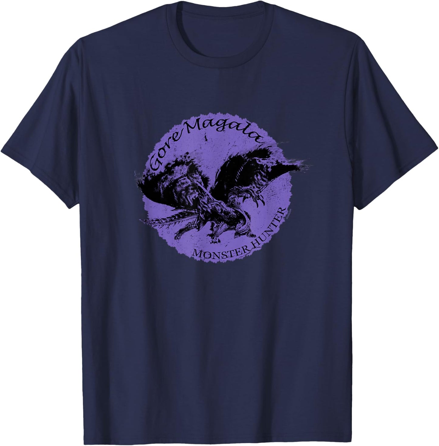 Monster Hunter Gore Magala T-Shirt - T-Shirt | Navy