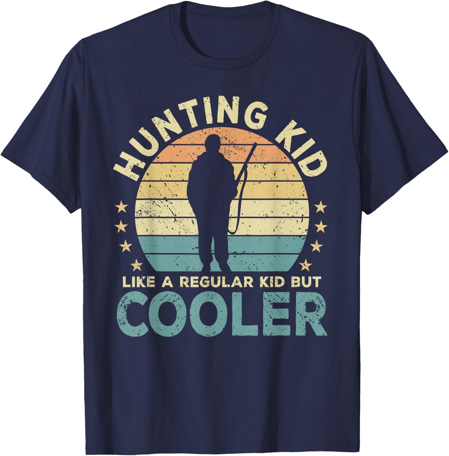Hunting Kid Funny T-Shirt - T-Shirt | Navy