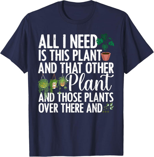 Funny Plant Art Men Gardening Plant Lover Gardener Small T-Shirt - T-Shirt | Navy