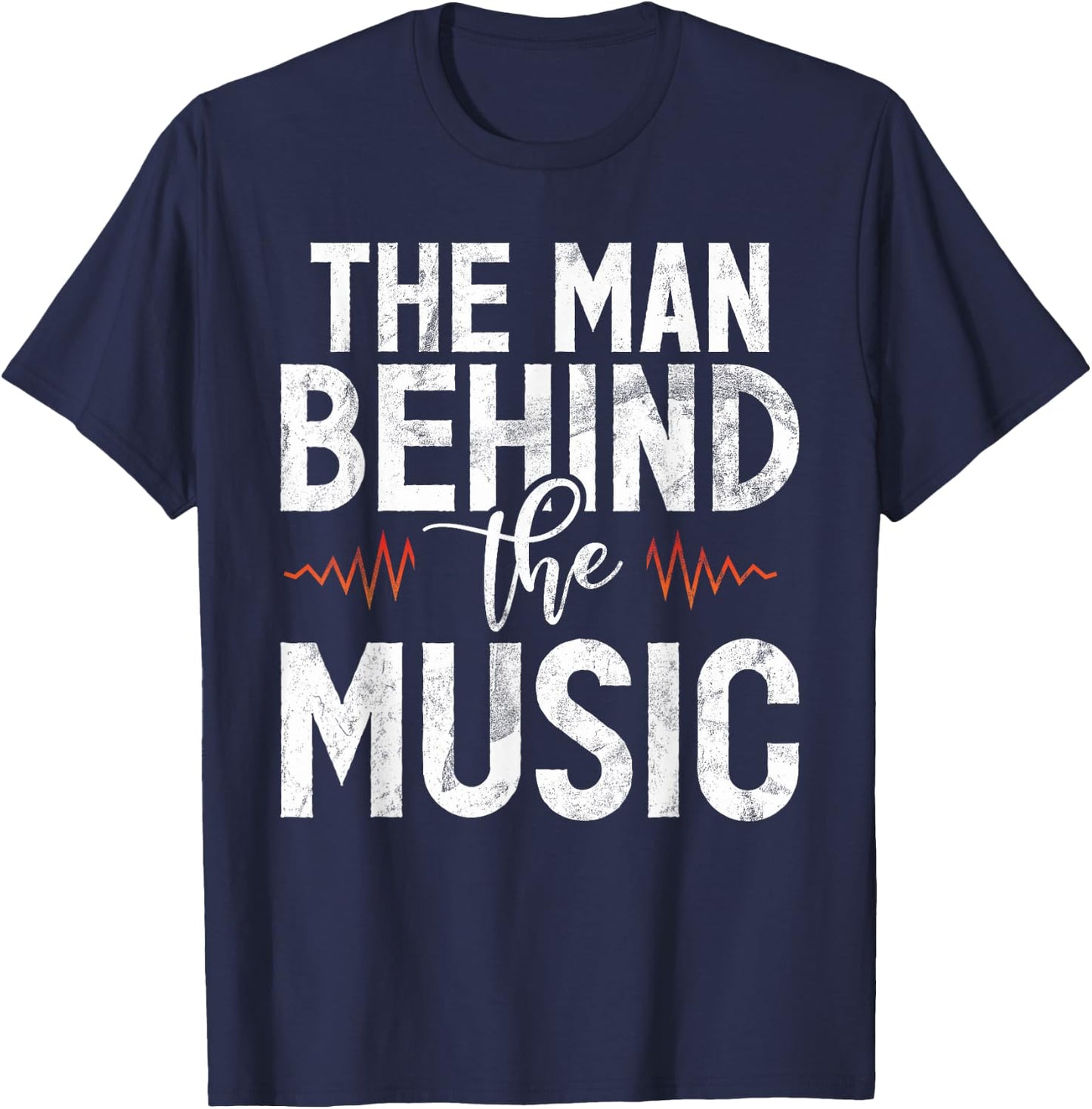 The Man behind the Music DJ T-Shirt - T-Shirt | Navy
